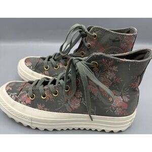 Converse Chuck Taylor All‎ Star Lift Ripple High Floral Sneakers Women Size 7
